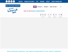 Tablet Screenshot of greatlimerickrun.com